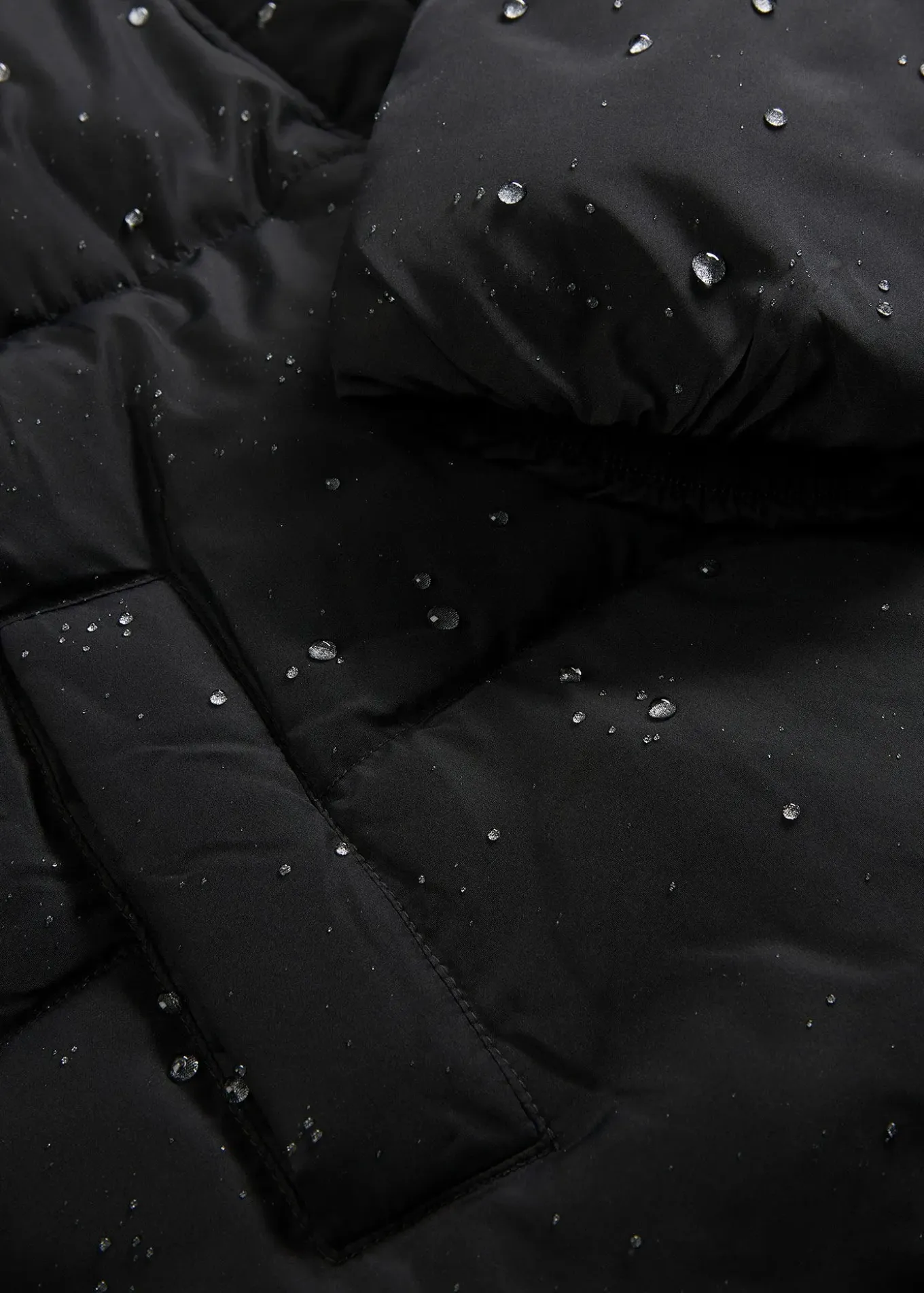 Doudoune à col montant