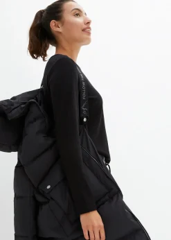 Doudoune à détails réfléchissants