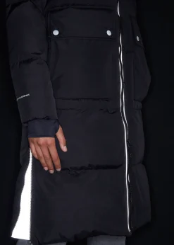 Doudoune à détails réfléchissants