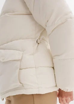 Doudoune avec col à doublure peluche