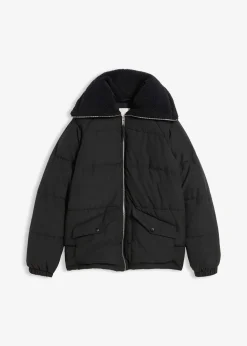 Doudoune avec col à doublure peluche