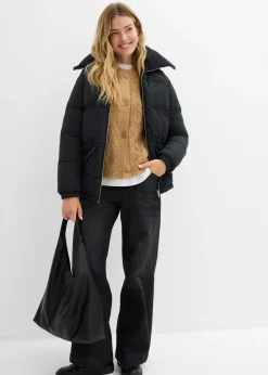 Doudoune avec col à doublure peluche