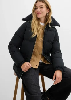 Doudoune avec col à doublure peluche