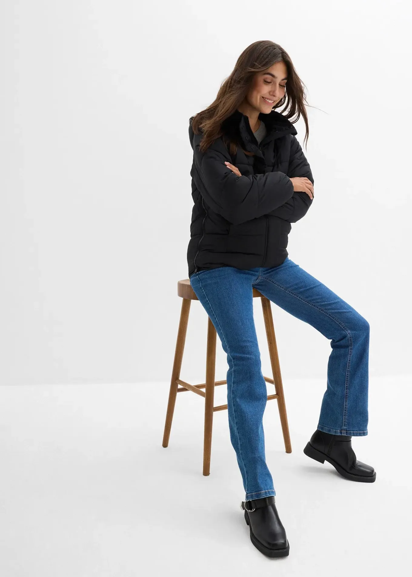 Doudoune de grossesse 3-en-1 avec fonction portage, déperlante