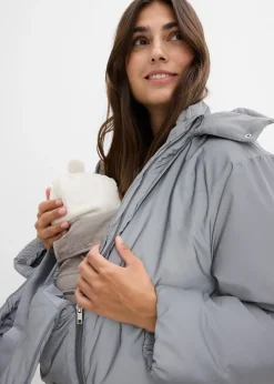 Doudoune de grossesse 3-en-1 réfléchissante avec fonction portage