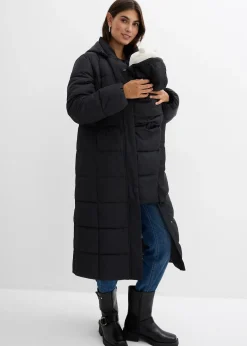 Doudoune de grossesse 2-en-1 chaude avec fonction portage