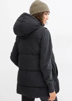 Doudoune de grossesse et de portage sans manches, déperlante