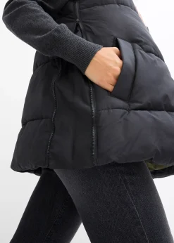 Doudoune de grossesse et de portage sans manches, déperlante