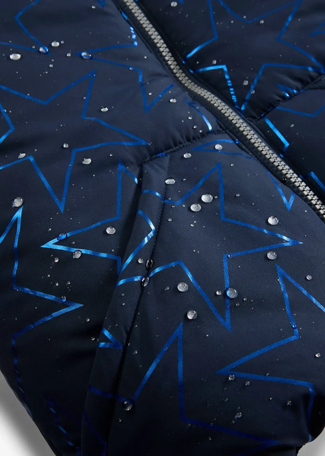 Doudoune déperlante avec doublure sherpa