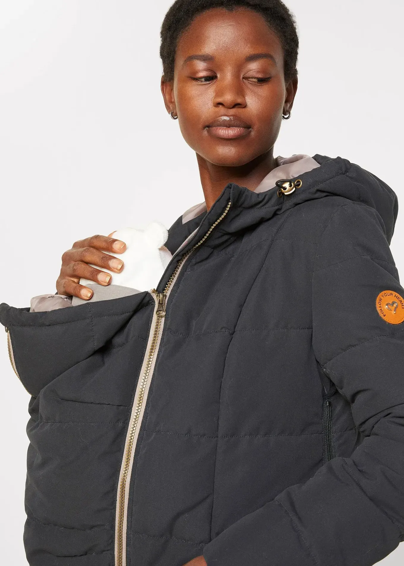 Doudoune 3en1 de grossesse et de portage