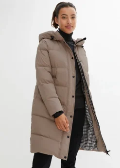 Doudoune imperméable à doublure imprimée