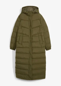 Doudoune longue à capuche