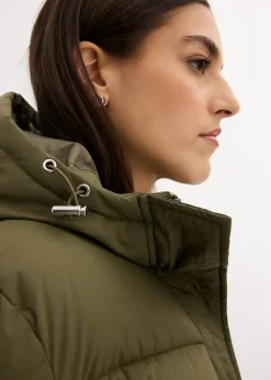 Doudoune longue à capuche