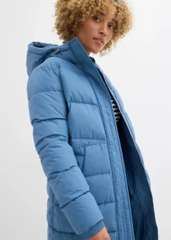 Doudoune longue à capuche