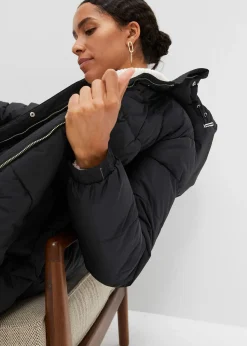 Doudoune longue à capuche