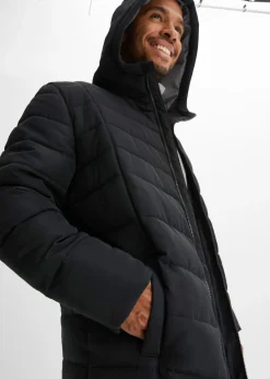 Doudoune longue à capuche