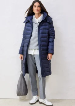 Doudoune longue avec du duvet recyclé