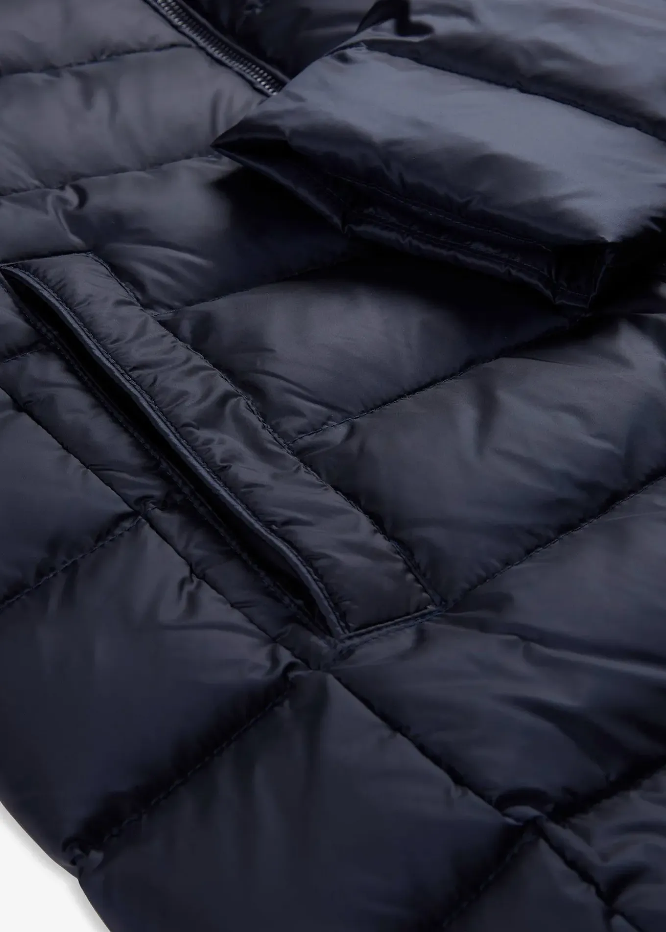 Doudoune longue avec du duvet recyclé