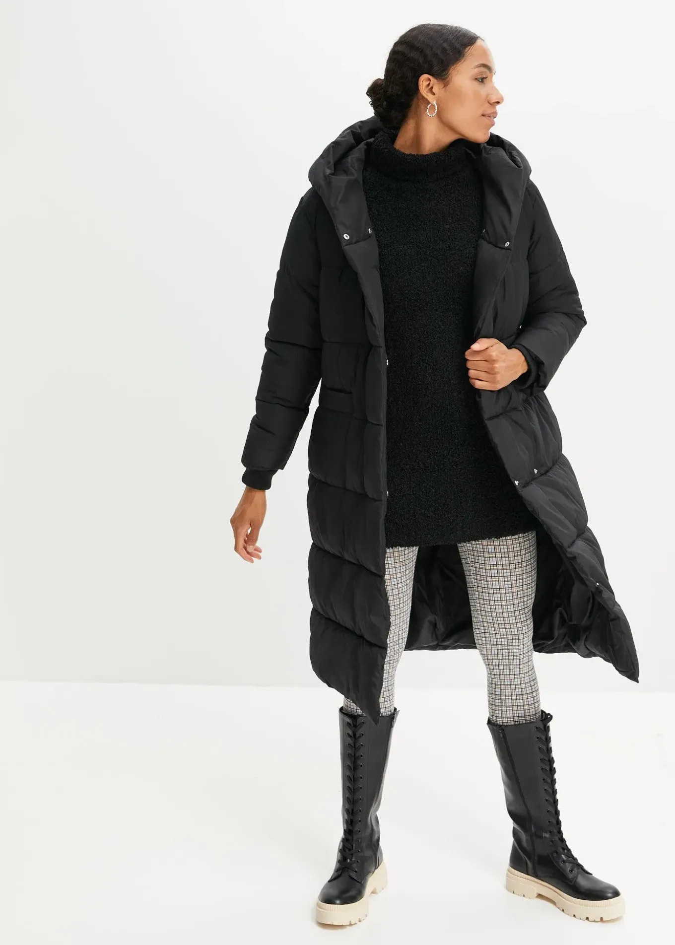 Doudoune longue et oversize