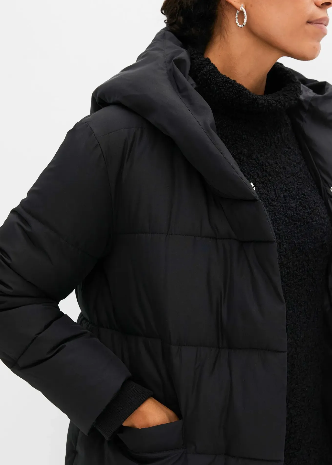 Doudoune longue et oversize