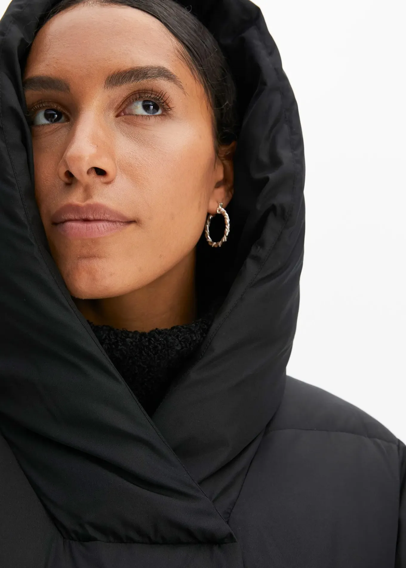 Doudoune longue et oversize