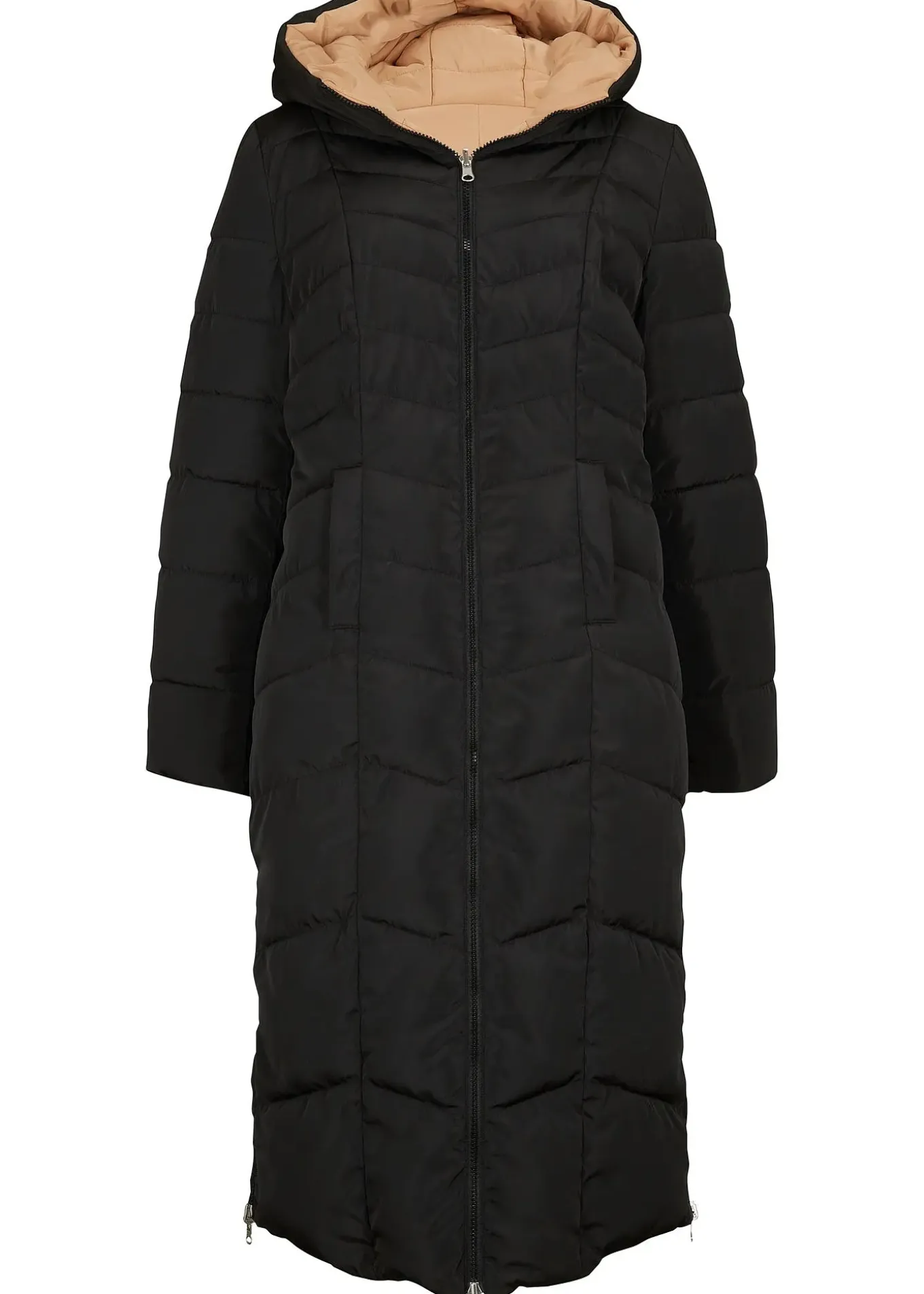 Doudoune longue et réversible