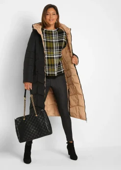 Doudoune longue et réversible