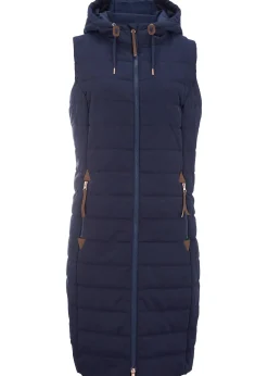 Doudoune longue sans manches