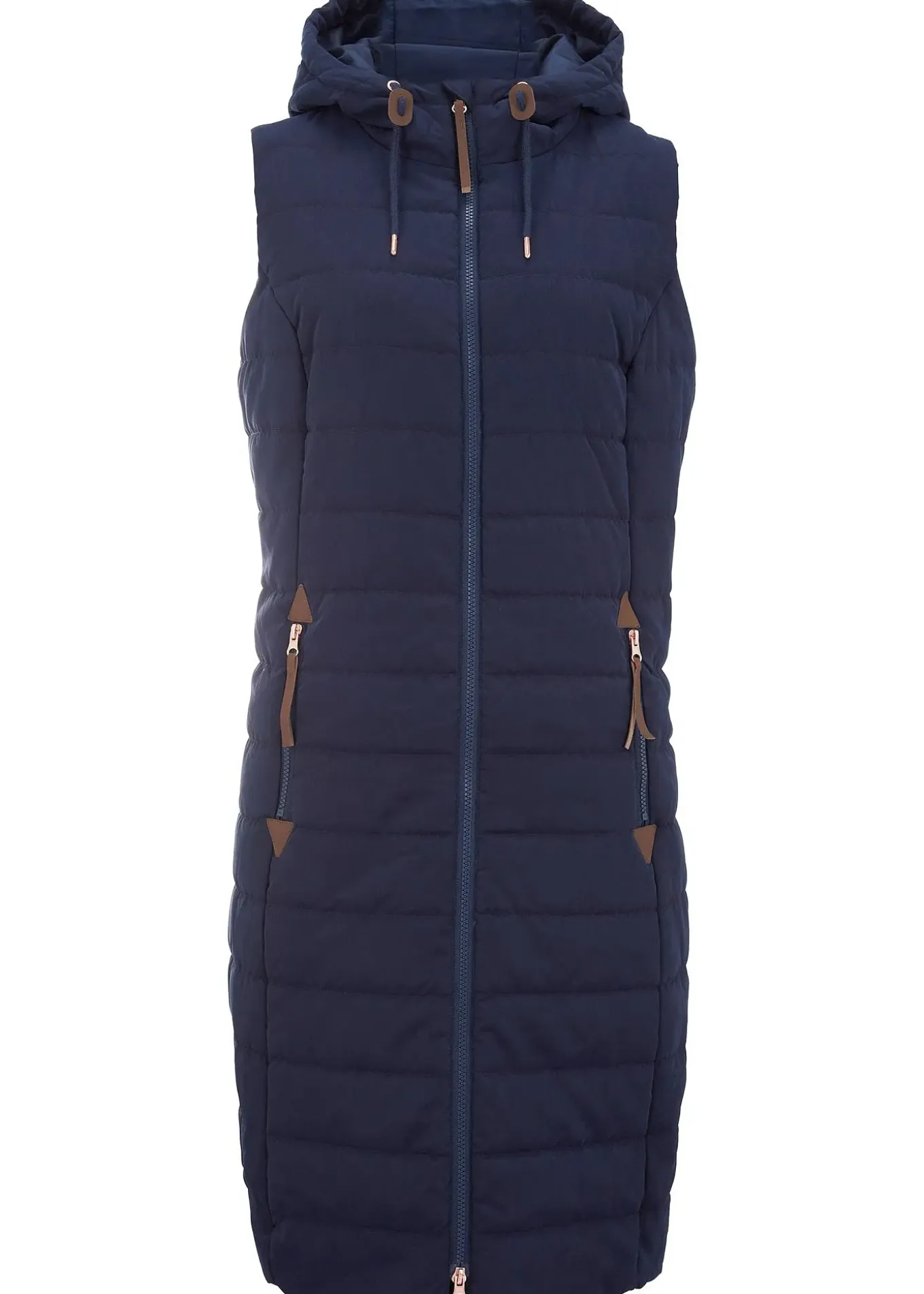 Doudoune longue sans manches