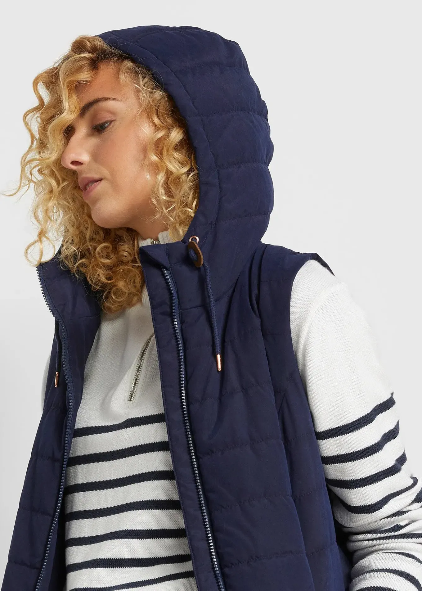 Doudoune longue sans manches