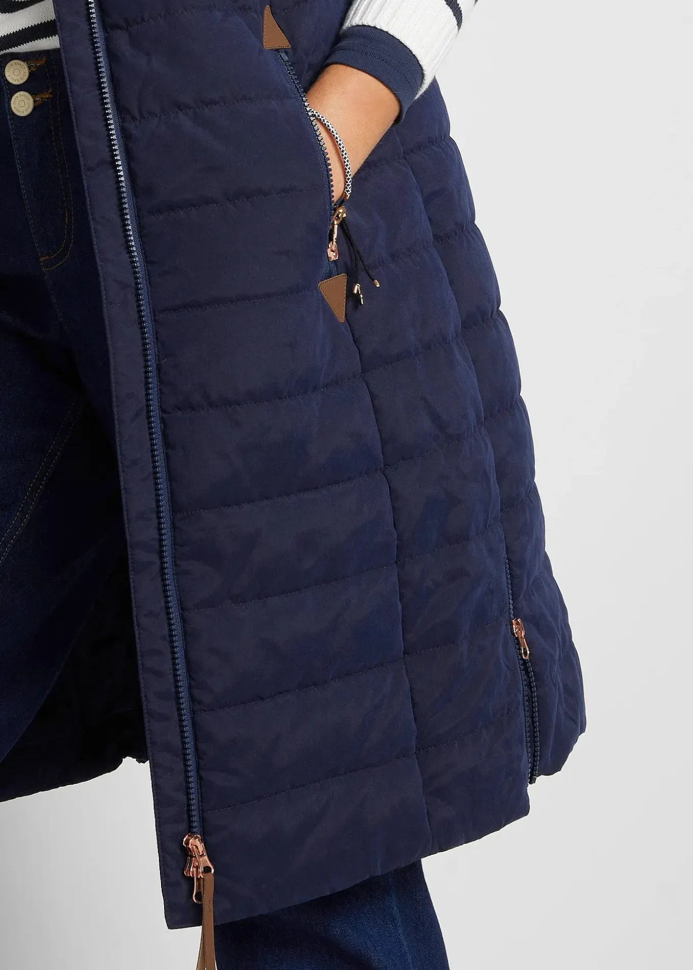 Doudoune longue sans manches