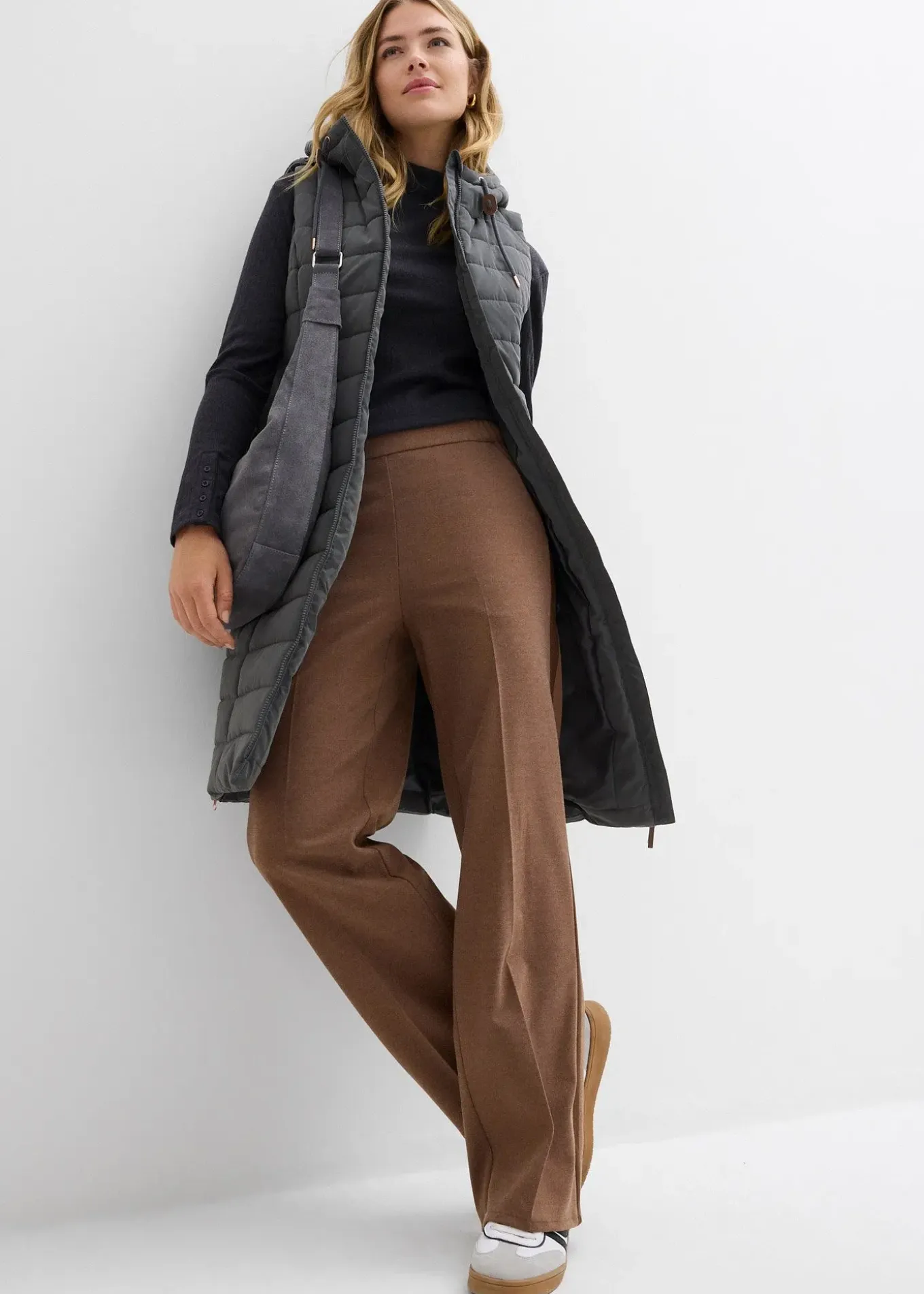 Doudoune longue sans manches