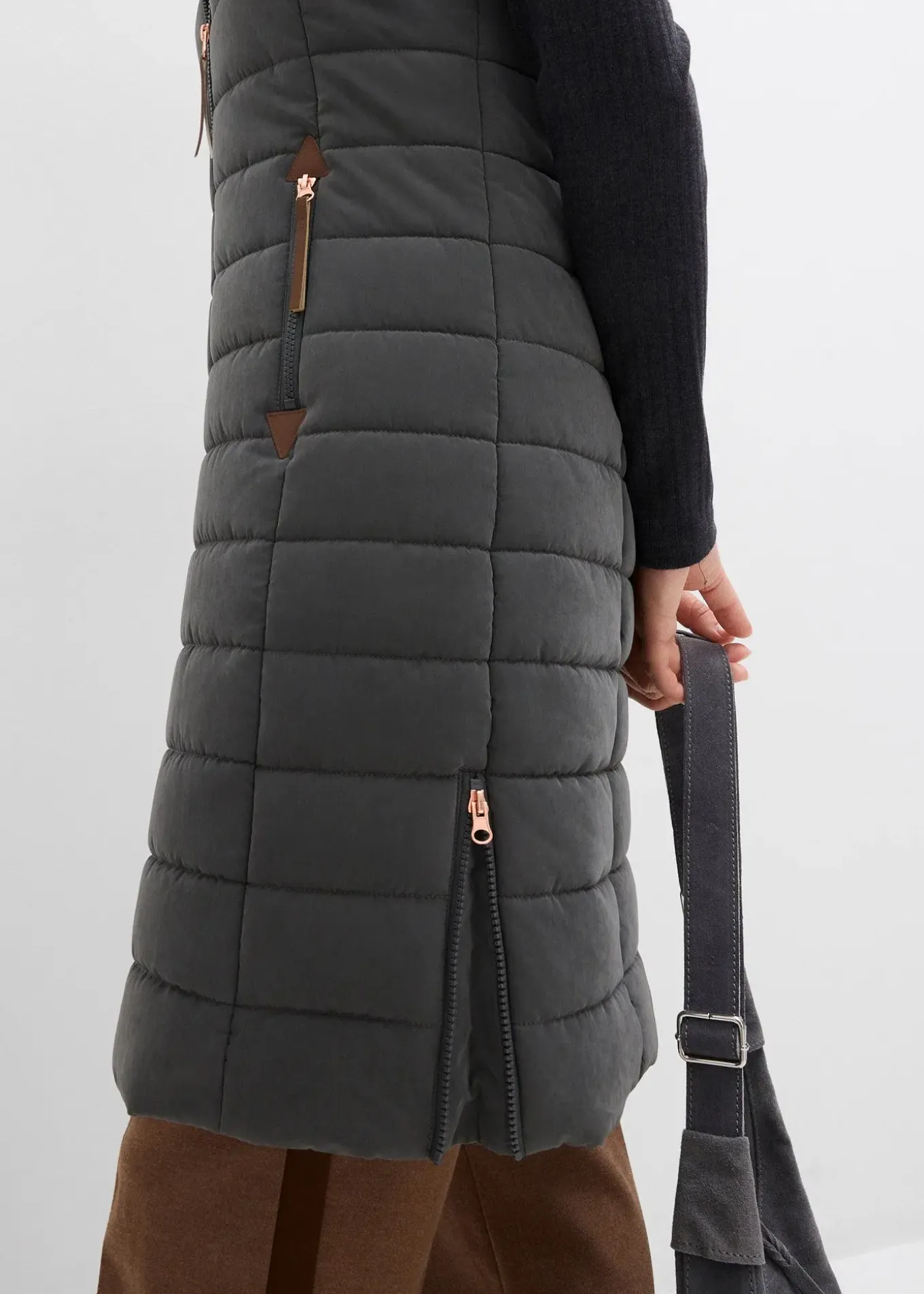 Doudoune longue sans manches
