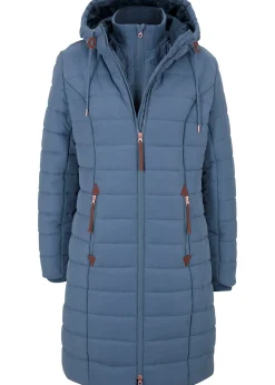 Doudoune longue, style 2 en 1