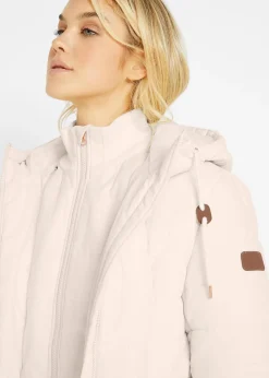 Doudoune longue, style 2 en 1