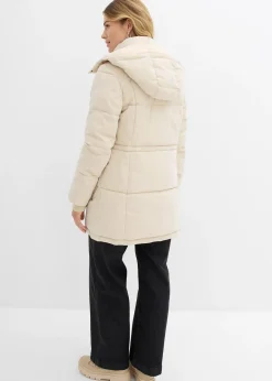 Doudoune mi-longue avec taille réglable