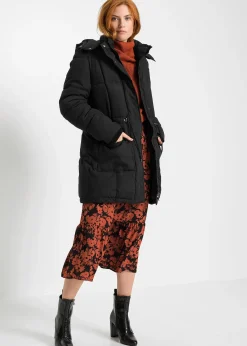 Doudoune mi-longue avec taille réglable