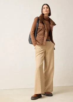 Doudoune sans manches avec duvet recyclé