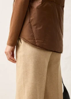 Doudoune sans manches avec duvet recyclé