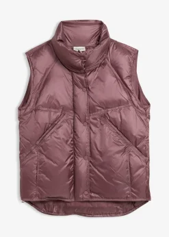 Doudoune sans manches avec duvet recyclé