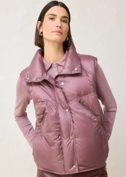 Doudoune sans manches avec duvet recyclé