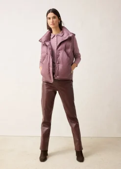 Doudoune sans manches avec duvet recyclé