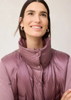 Doudoune sans manches avec duvet recyclé