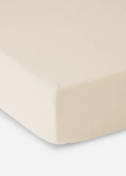 Drap housse effet lin