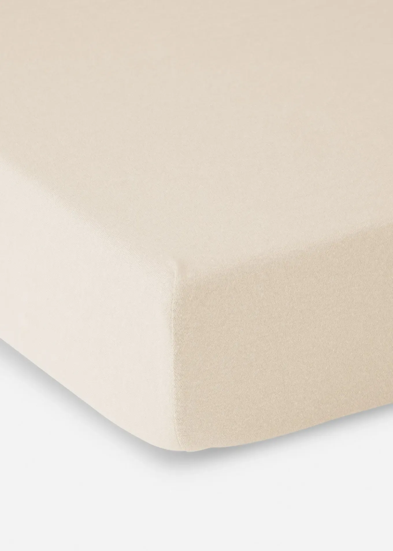 Drap housse effet lin