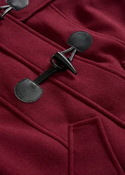 Duffle-coat aspect laine