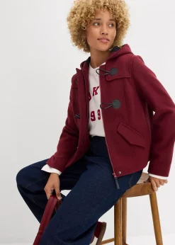 Duffle-coat aspect laine