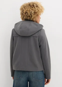 Duffle-coat aspect laine