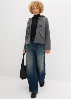 Duffle-coat aspect laine