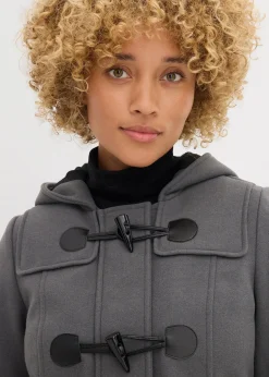 Duffle-coat aspect laine